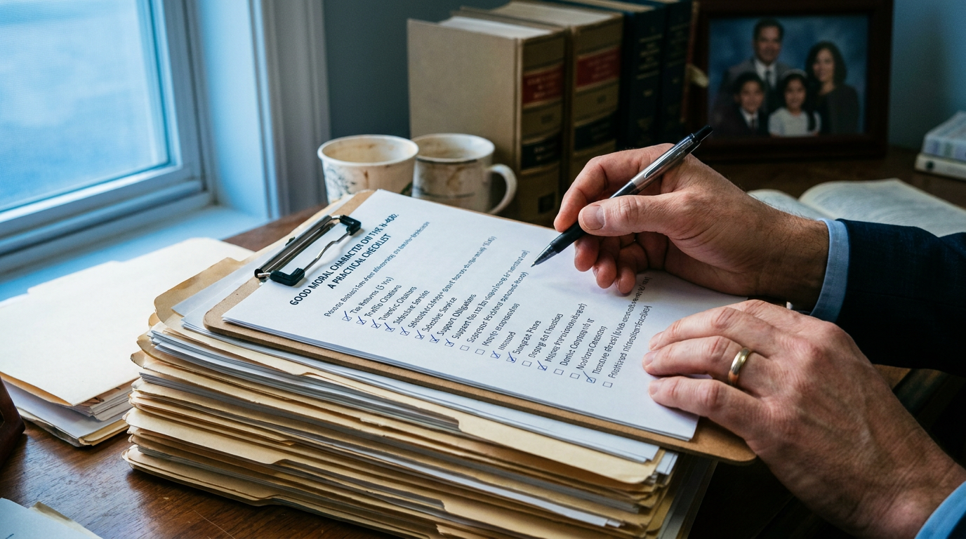 Good Moral Character on the N-400: A Practical Checklist