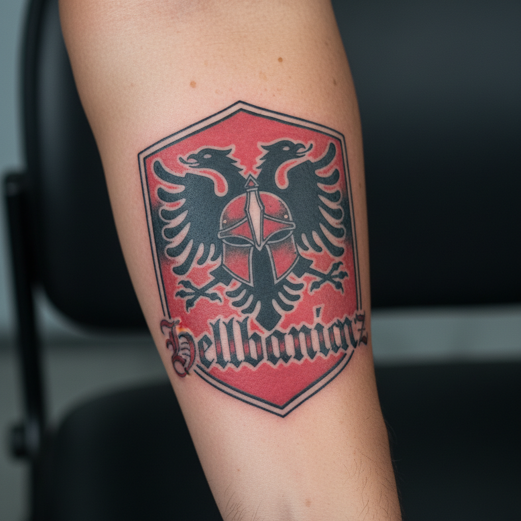 Crimen Organizado Albanés — Águila Bicéfala, Hellbanianz — visual reference