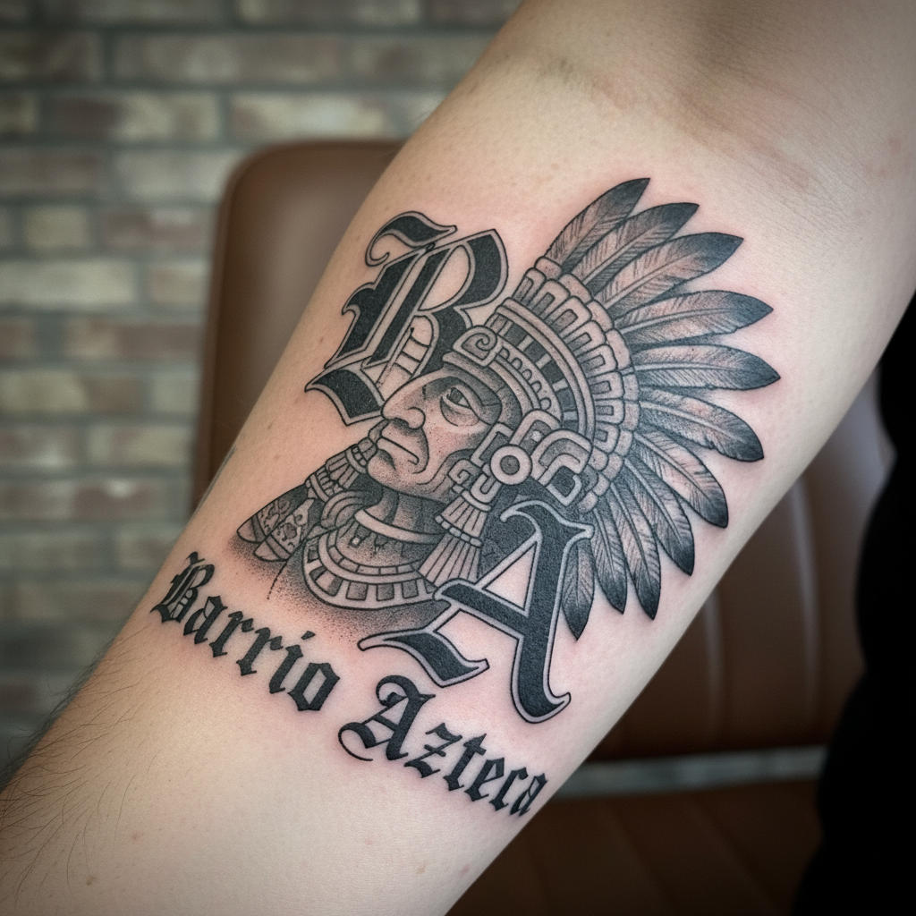 Barrio Azteca — 'BA' / Guerrero Azteca