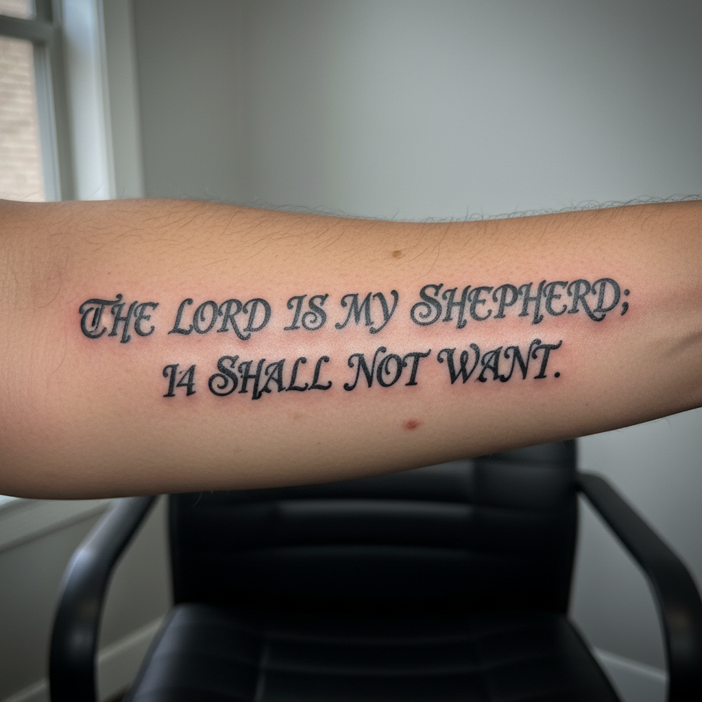Versículos Bíblicos / Tatuajes de Escritura