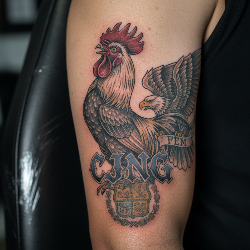 CJNG — Gallo, 'CJNG', Letras 'FEM'