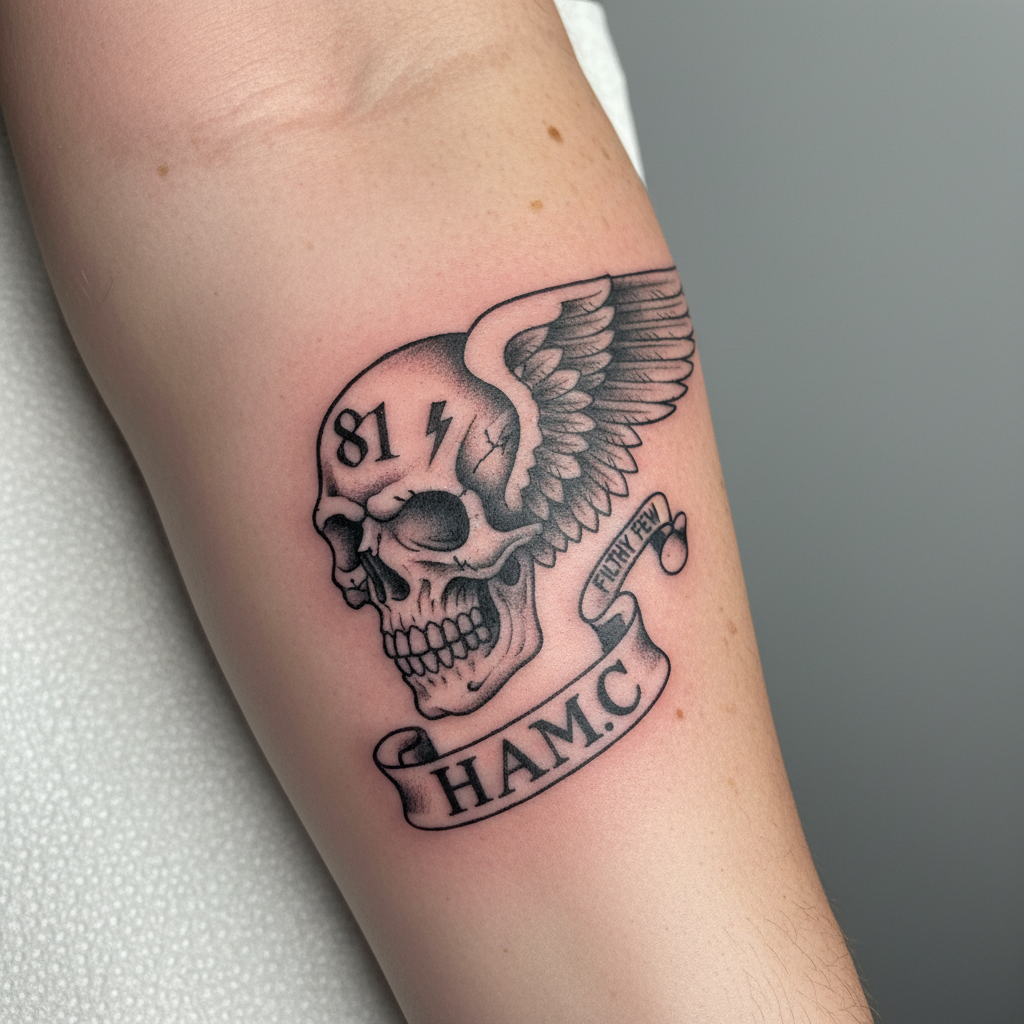 Hells Angels — Death Head, '81', 'Filthy Few'