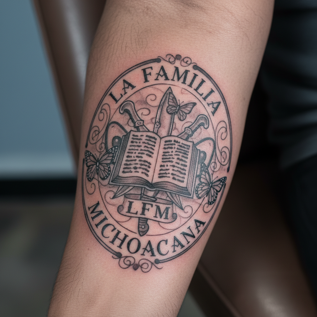 La Familia Michoacana — 'LFM', Biblia + Machete