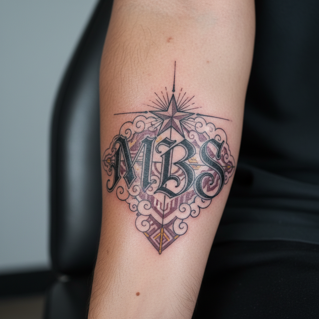 Mongolian Boys Society — Letras 'MBS'