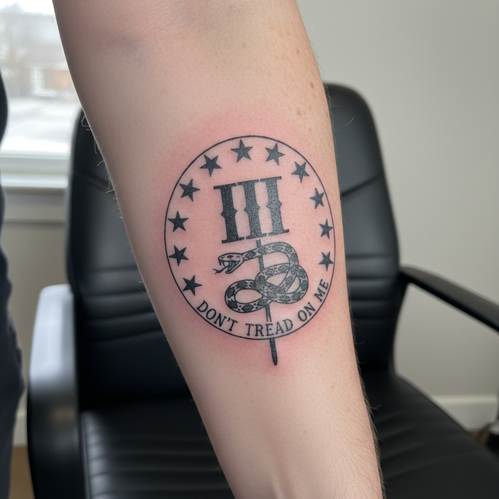 Three Percenters — Insignia 'III%'